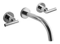 Comprar Griferia Baño Lavatorio De Pared Hidromet Sun Lever Cromo