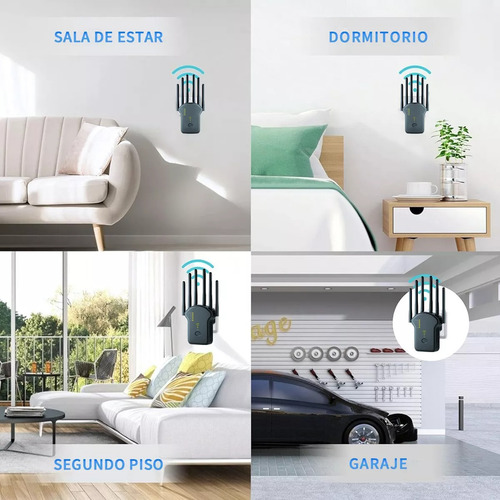 Repetidor Wifi 5g Extensor Señal Inalámbrico Router 1200mbps Mx5
