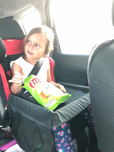 Imagen 8 de 9 de Mesa Bandeja Viajera Auto Rigida Madera Juguetes Niño Bebés