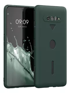 Funda Para Black Shark 4 Pro 5g De Silicona - Verde Musgo