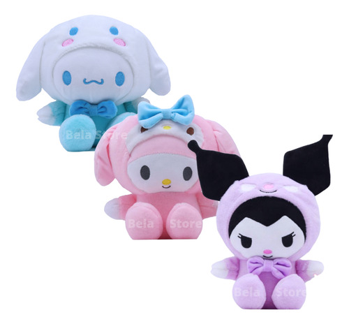 Peluche Kuromi Melody Cinnamoroll Hermoso X1