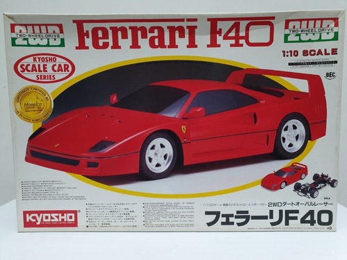 Ferrari F40 Para Armar Marca Kyosho Escala 1:10 De 1991