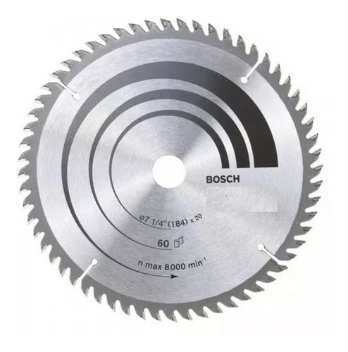 Disco De Sierra Circular 7 1/4  60d Bosch Calidad !!!