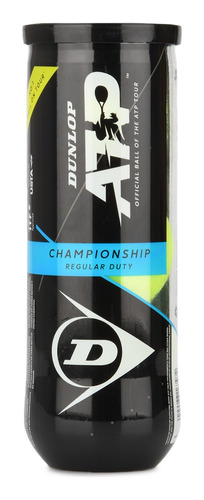 Tubo Pelotas Tenis Dunlop Champion Atp X3 Balls Pack X6