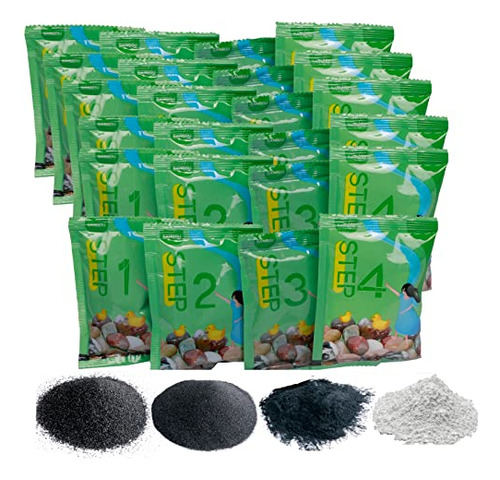 4 Step Rock Tumbler Abrasive Grit, Polish Kit Silicon C...