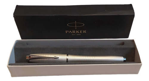 Lapicera Pluma Parker Urban Pemium Blanco Perlado Plateado Azul (Usado)