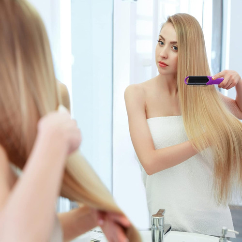 Mini Cepillo De Cabello Plegable Portatil Con Espejo Durader