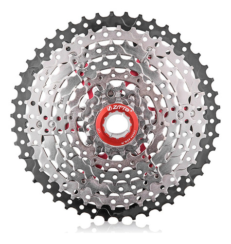 Silver & Black Mtb 8 Velocidades 11-46t Cassette Rueda Libre