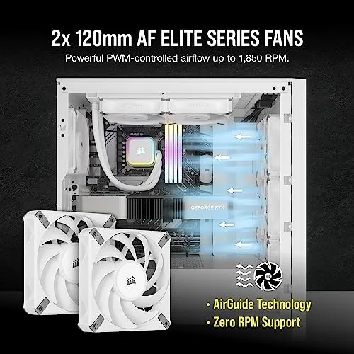 Cooler Cpu Corsair Icue H100i Rgb Elite 240mm Aio - Blanco