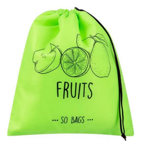 Kit 2x: Saco Para Frutas (fruits) So Bags