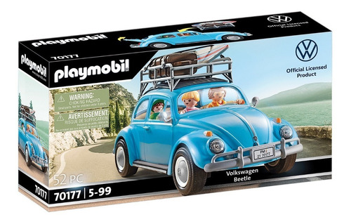 Figura Para Armar Playmobil Volkswagen Beetle 52 Piezas 3+
