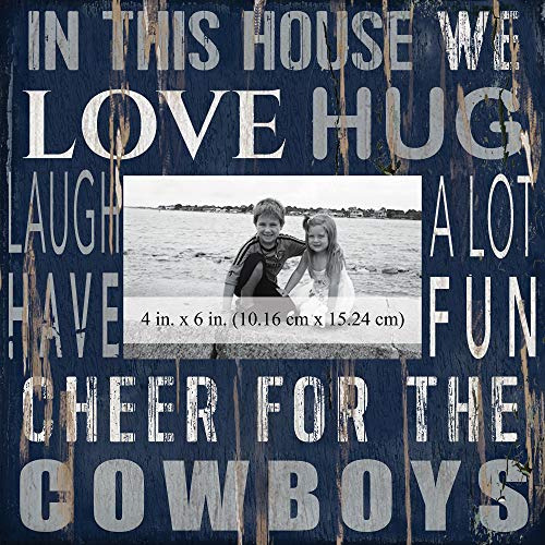 House Frame Dallas Cowboys 10x10, Multicolored