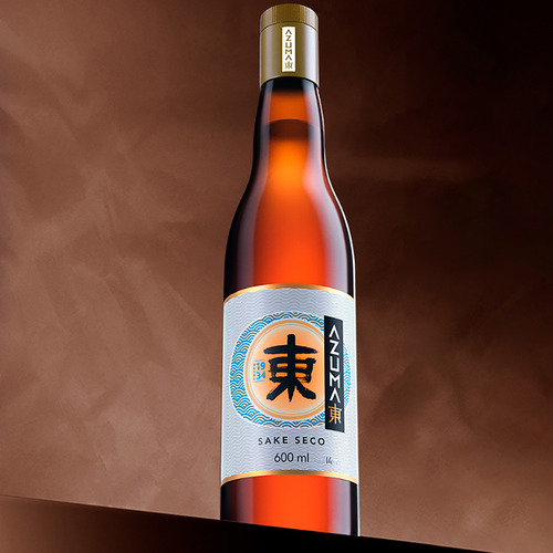 Saquê Azuma Comum Sake Seco 600ml 6 Unidades