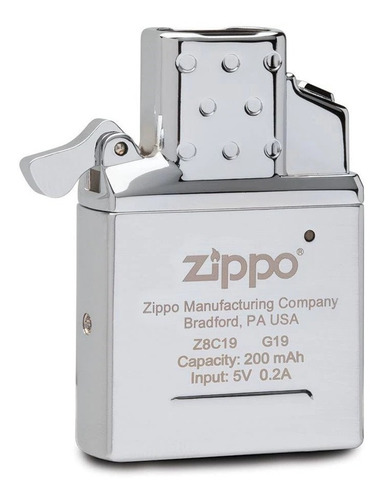 Imagem 4 de 6 de Maquina Isqueiro Zippo 65828 Plasma Usb Elétrico Original