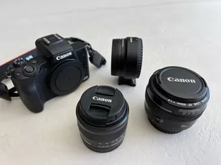 Canon M50 +50mm F1.4 + 15-45mm F3.5