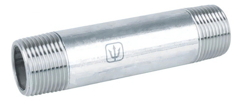 Niple, Acero Galvanizado, 1-1/2  X 8 , Cedula 40 Foset 48839