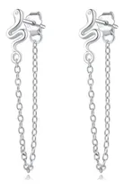 Comprar F Aros Serpiente Con Cadena De Plata Ley Esterlina