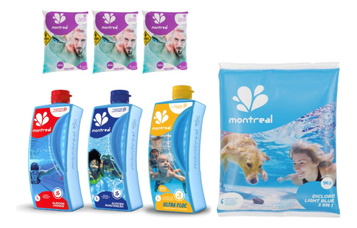 Kit Completo Para Limpeza E Tratamento Piscina De Alvenaria