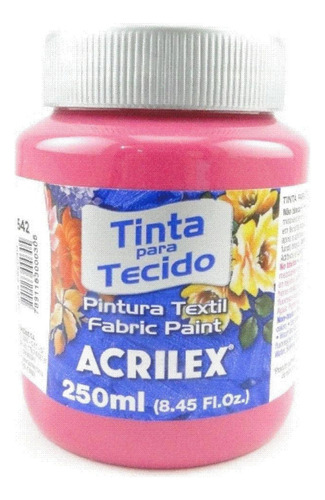 Tinta De Tecido Acrilex 250ml Rosa Escuro Ref 542