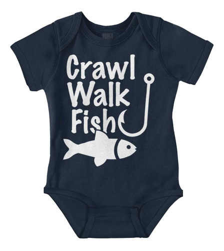 Brisco Brands Crawl Walk Fish Hook Amante Al Aire Libre Baby