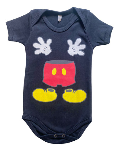 Body Roupa Do Mickey Para Mesversario Algodão               