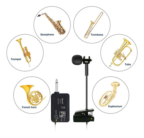 Sq Uhf Wireless Instruments Micrófono Micrófono Micrófono