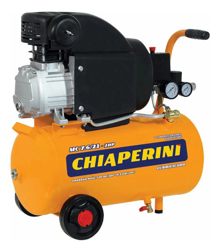 Compressor De Ar Elétrico Chiaperini Mc 7.6/21l-2hp  