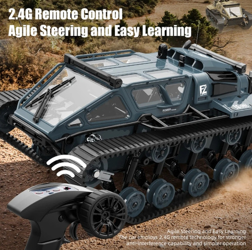 Tanque Oruga Rc Ripsaw-ev3-4 Todo Terreno Escala Luz Led
