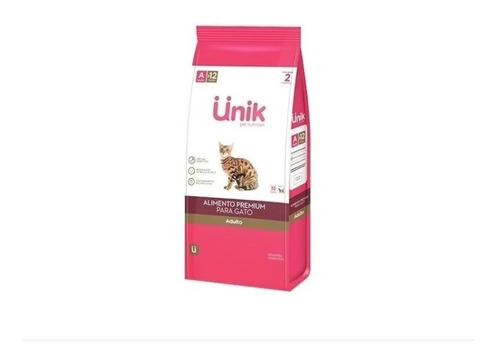 Alimento Para Gatos Adultos Premium Marca Unik 7,5 Kilos