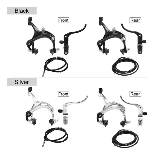 Juego De Pinzas De Freno Delantera/trasera Fixie Kit Road Cr