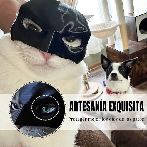 Máscara De Gato Morcego, 2 Peças, Máscara De Cabeça Inteira