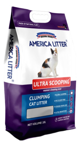 Americalitter® Arena Para Gatos Ultra Scooping 15 Kg