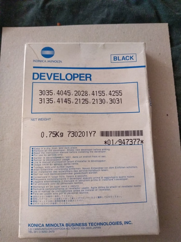 Imagen 3 de 3 de Revelador Konica Minolta 3035-4045-2028-4155