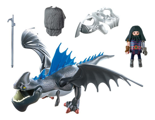 Playmobil 9248 Drago Y Dragón Con Armadura 100% Dragons