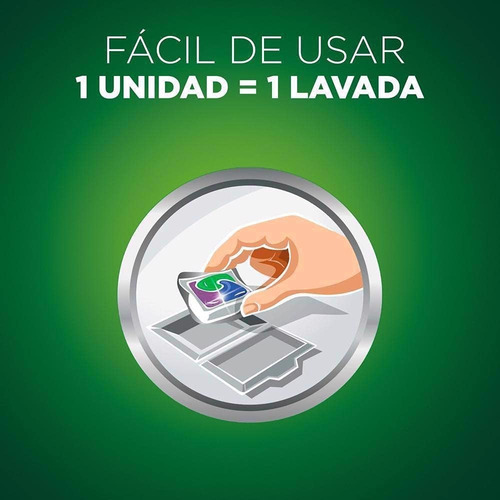 Imagen 2 de 10 de Cascade Platinum Actionpacs Detergente Lavavajillas 21 Pz