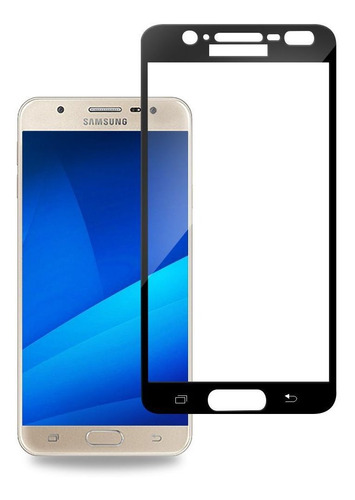 Vidrio Templado Pega Todo Samsung J7 Prime Colocado - Otec