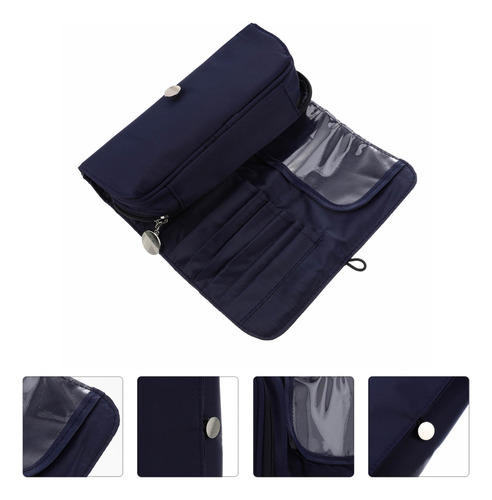 Caja De Almacenamiento Plegable Para Brochas De Maquillaje