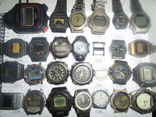 Lote 5 Sucatas Casio E Outros- Máquina Do Tempo