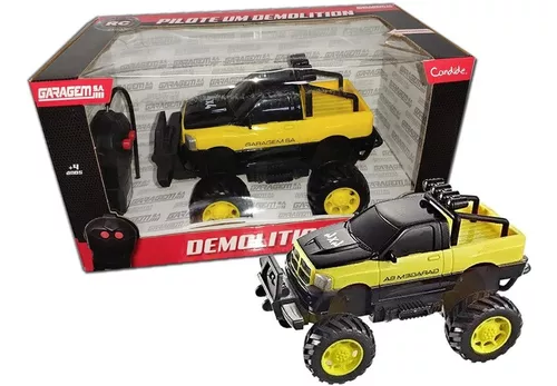 Brinquedo Infantil Carro De Controle Remoto Demolition Garagem Sa