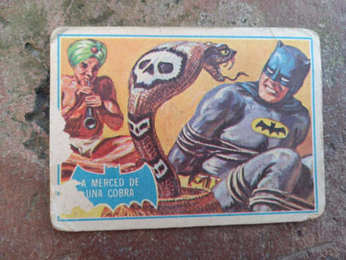 A- Figurita Batman Tarjeta Año 1966 N.51