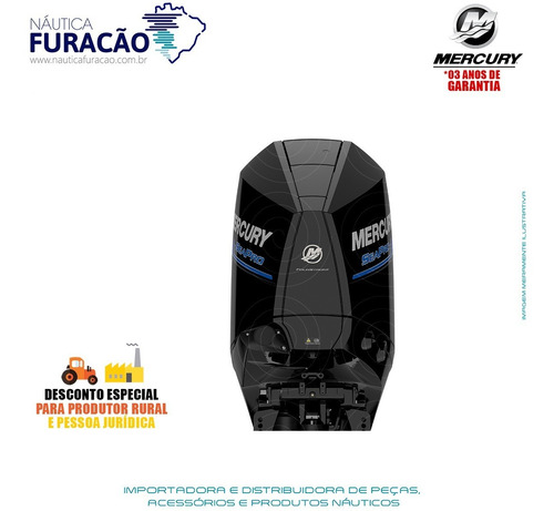 Motor De Popa Mercury 4 Tempos 300hp Cxl V8 Dts Seapro