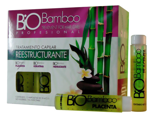 Tratamiento Capilar Bio Bamboo Placenta *ampolleta