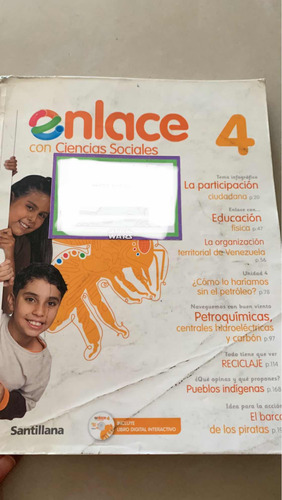 Enlace Ciencias Sociales 4 Editorial Santillana