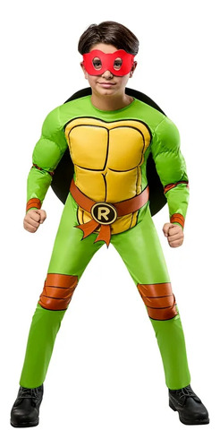 Disfraz Tortugas Ninja 4 En 1 Talla Mediano
