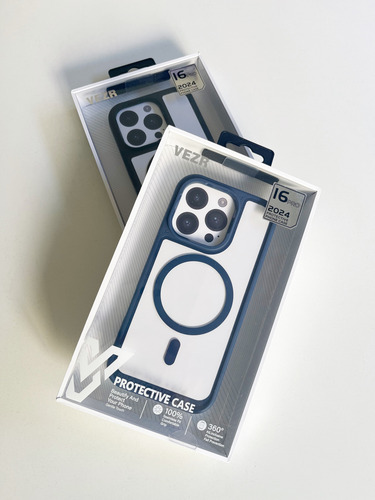 Funda Iphone 16 Pro Compatible Con Magsafe Transparente Magsafe