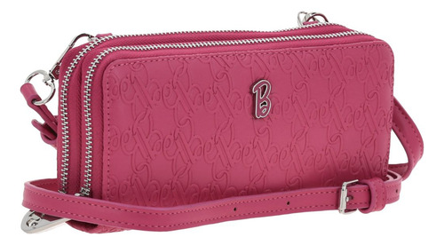 Cartera Barbie Gorett America Br25003-p Color Rosa Diseño De La Tela Monograma