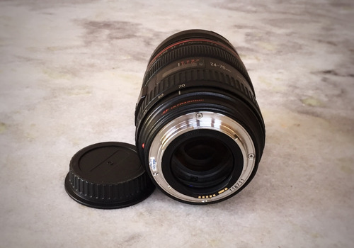 Lente Canon 24-70mm F/2.8 L - Muito Conservada