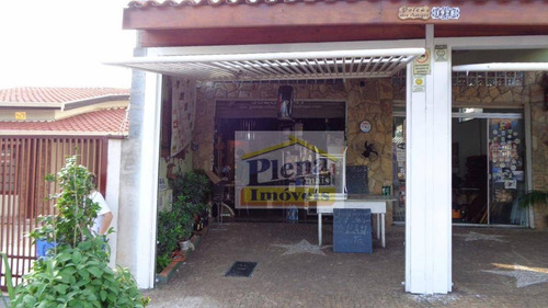 Imagem 3 de 19 de Salão À Venda E Locação Com 3 Vagas, Churrasqueira E Piscina - Jardim Macarenko- Sumaré/sp - Sl0311