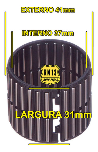 Rolamento Agulha Interno Engrenagem 4 Cobalt Prisma Onix