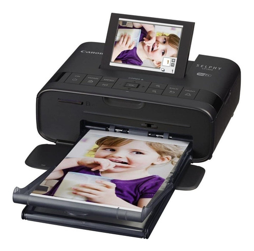 Imagen 3 de 3 de Impresora portátil a color fotográfica Canon Selphy CP1300 con wifi negra 100V/240V